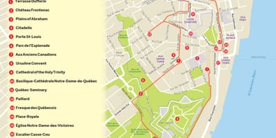 Карта на Квебек-хоп-хоп-оф